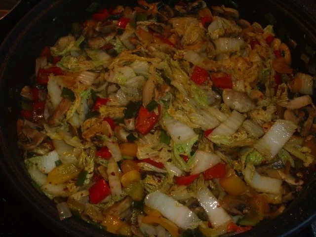 Bunte Chinakohl-Pfanne - Rezept - Bild Nr. 5
