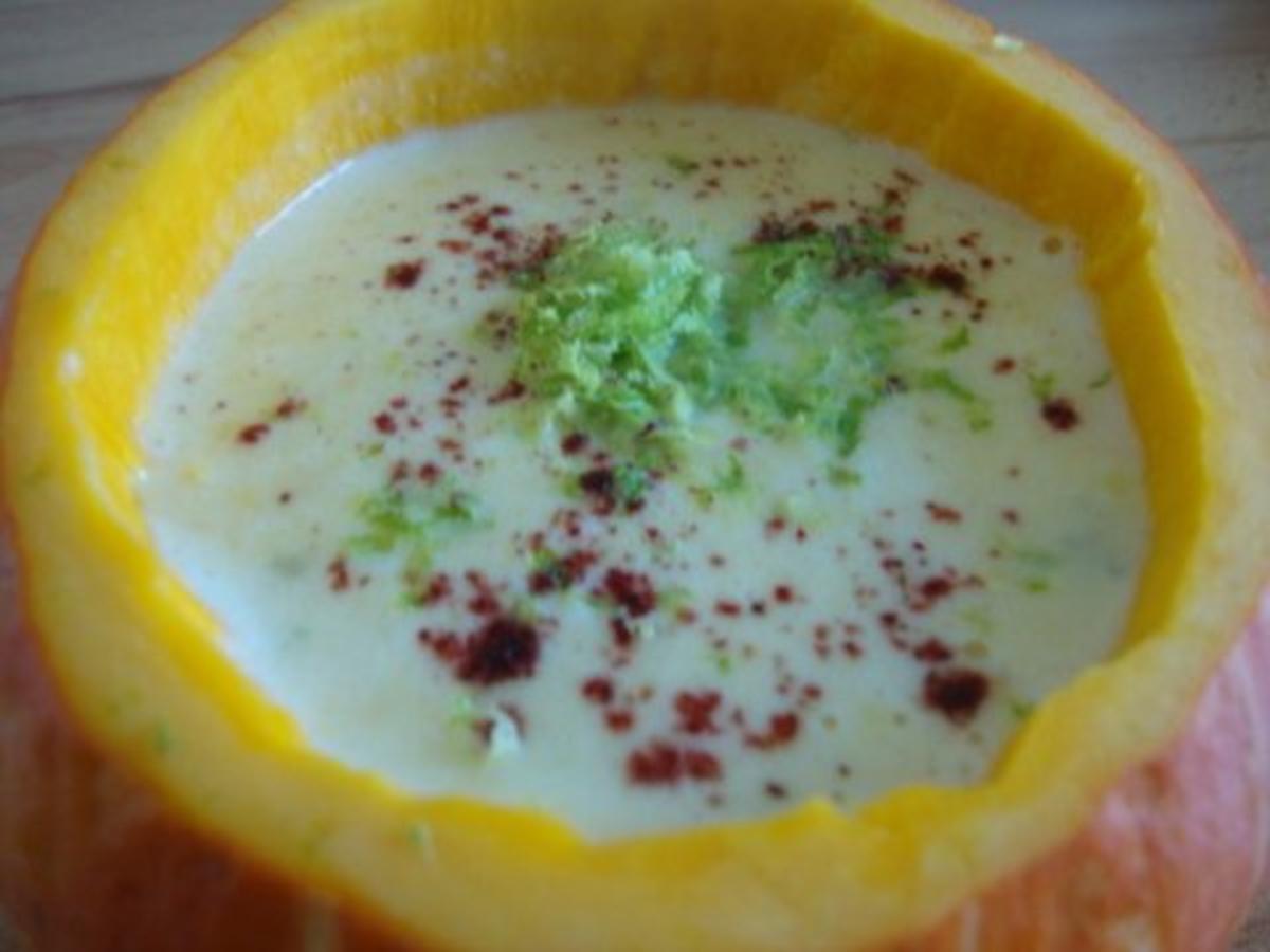 Kürbissuppe aus Kürbispüree, asiatisch angehaucht - Rezept - Bild Nr. 14