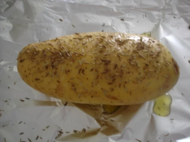 Rezept: Backkartoffel mit Sour Cream, Räucherlachs und Tomaten mit Mozzarella Bild Nr. 3 Backkartoffel mit Sour Cream, Räucherlachs und Tomaten mit Mozzarella - Rezept - Bild Nr. 3