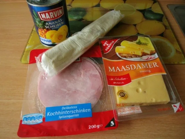 Blätterteig "Hawaii"Taschen - Rezept - Bild Nr. 3