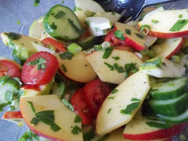 Rezept: Fruchtiger Romanasalat Bild Nr. 5 Fruchtiger Romanasalat - Rezept - Bild Nr. 5