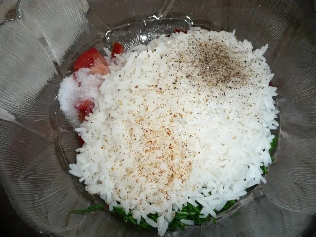 Reissalat Nr .2 dazu Schwenkbraten . - Rezept - Bild Nr. 3