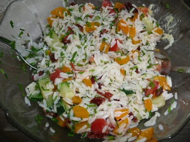 Reissalat Nr .2 dazu Schwenkbraten . - Rezept