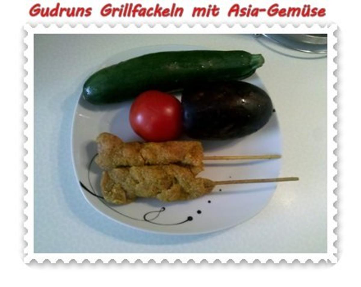 Fleisch: Grillfackeln mit Asia-Gemüse - Rezept - Bild Nr. 2