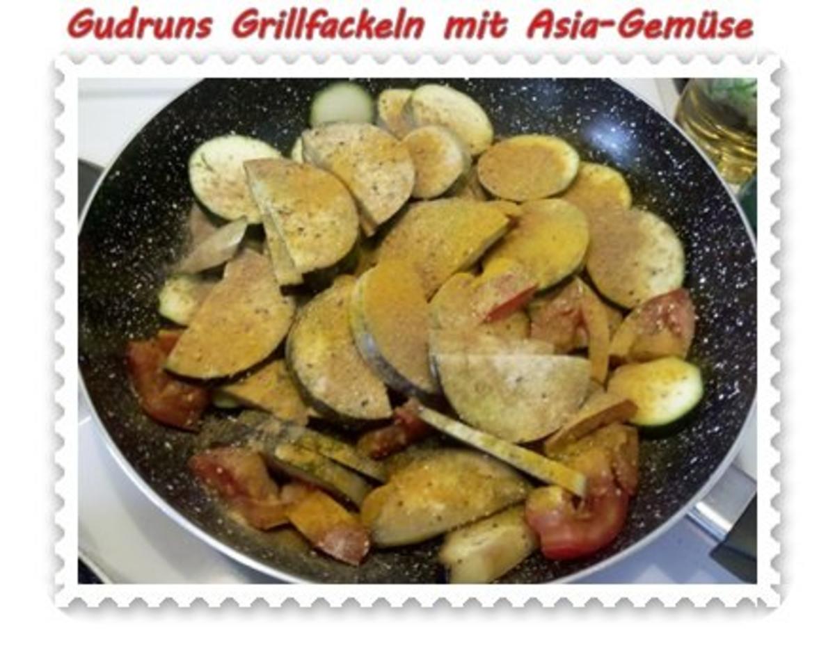 Fleisch: Grillfackeln mit Asia-Gemüse - Rezept - Bild Nr. 5