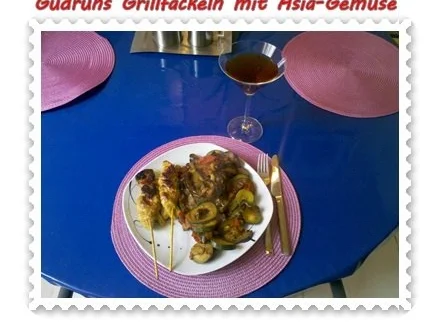 Fleisch: Grillfackeln mit Asia-Gemüse - Rezept - Bild Nr. 7