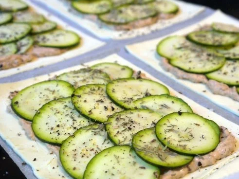 Blätterteigtarte mit Tomatencreme und Zucchini - Rezept - Bild Nr. 9