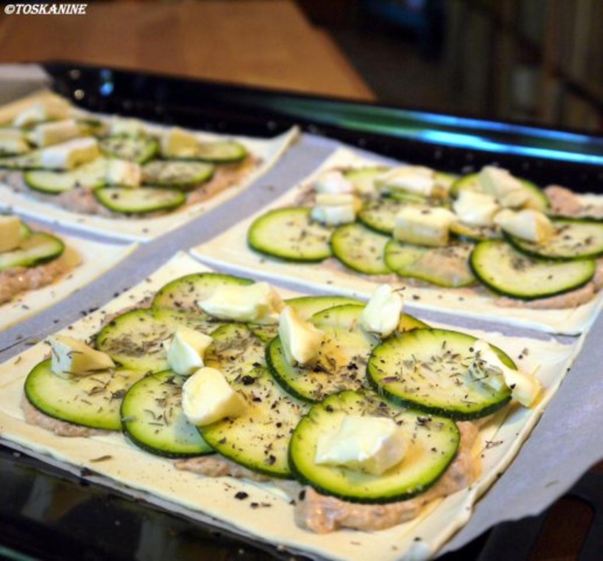 Blätterteigtarte mit Tomatencreme und Zucchini - Rezept - Bild Nr. 10