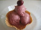Kirschen - Eis mit Amaretto - Rezept