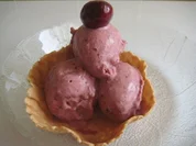 Kirschen - Eis mit Amaretto - Rezept
