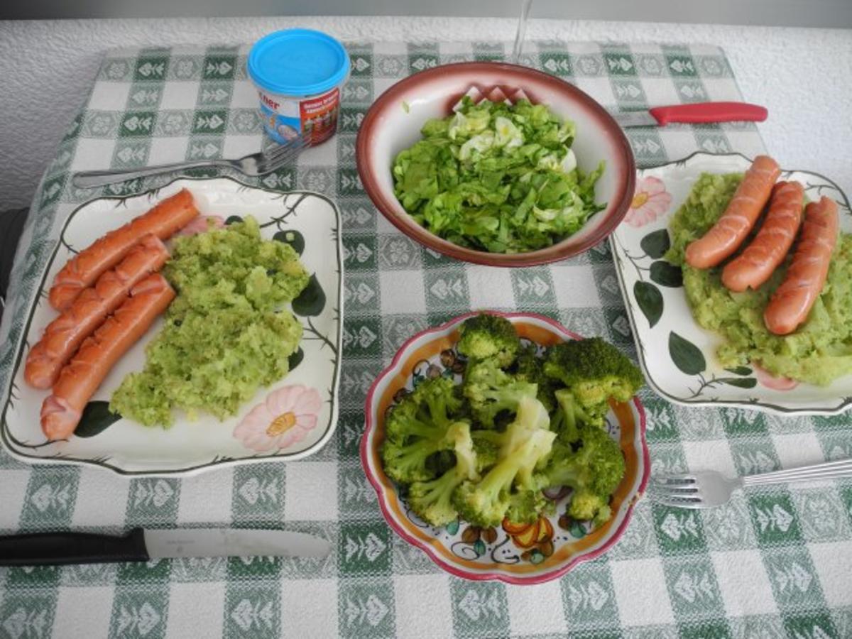 Beilage : Kartoffel - Brokkoli - Stampf - Rezept