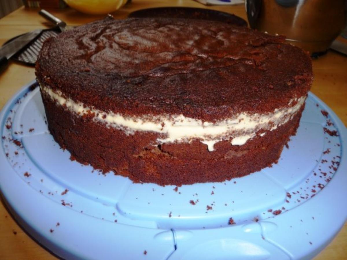 Schokoladen-Marzipan-Torte - Rezept - Bild Nr. 8
