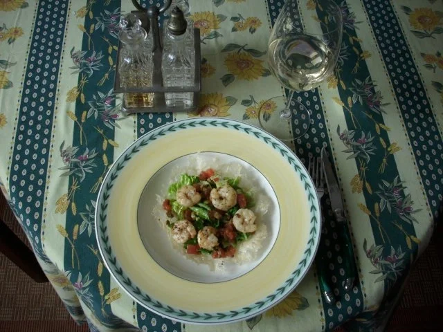 Pikante Garnelen in der Parmesanhippe - Rezept - Bild Nr. 5