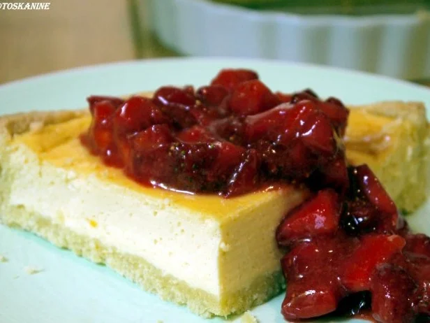 Lavendeltarte mit marinierten Erdbeeren - Rezept