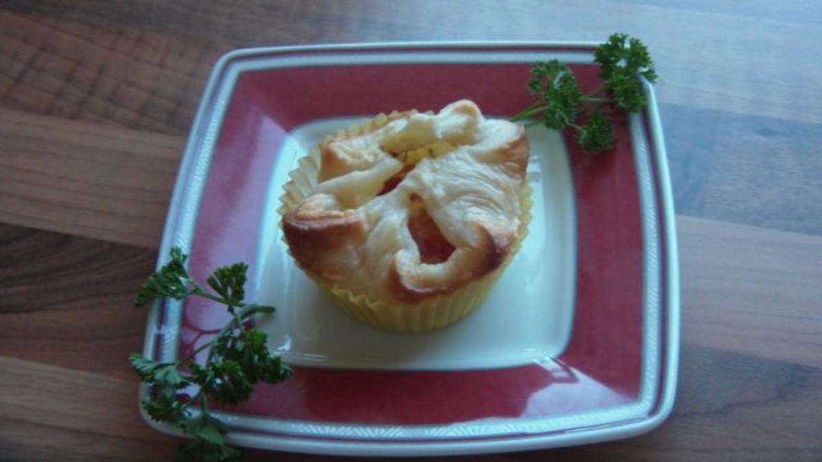 Herzhafte Blätterteig-Muffins - Rezept - kochbar.de Herzhafte Blätterteig-Muffins - Rezept - kochbar.de
