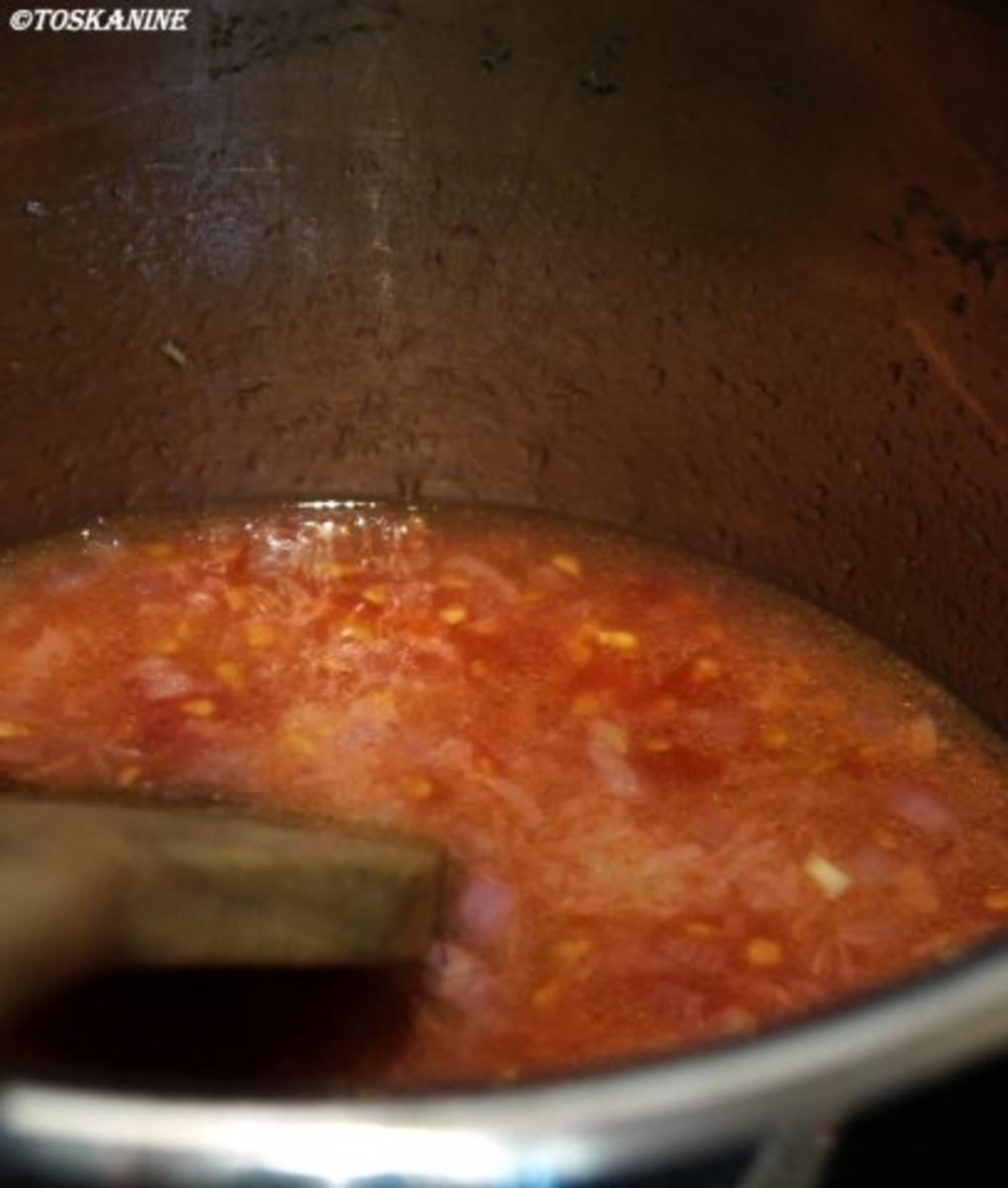 Spaghetti mit lauwarmer Tomaten-Vinaigrette - Rezept - Bild Nr. 7