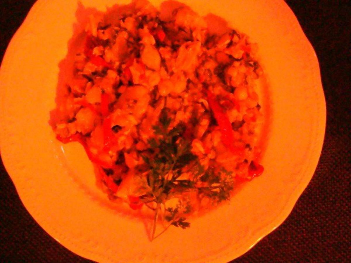 Salat : Eingebrannter Kartoffel - Escarola -Hähnchenfleischsalat - Rezept