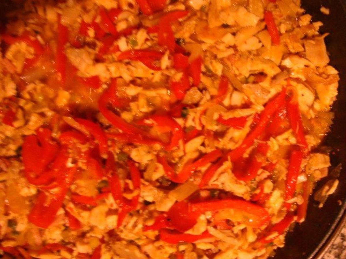 Salat : Eingebrannter Kartoffel - Escarola -Hähnchenfleischsalat - Rezept - Bild Nr. 2