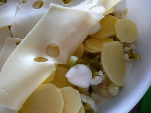 Rezept: Romanesco + Blumenkohl Gratin Bild Nr. 2 Romanesco + Blumenkohl Gratin - Rezept - Bild Nr. 2