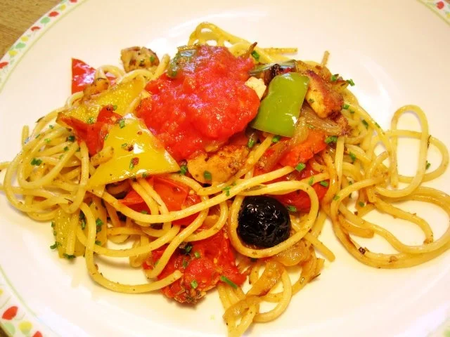 Rezept: Reste-Pfanne mit Nudeln... Bild Nr. 9 Reste-Pfanne mit Nudeln... - Rezept - Bild Nr. 9