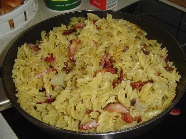 Einfache Schinkennudeln - Rezept - Bild Nr. 5