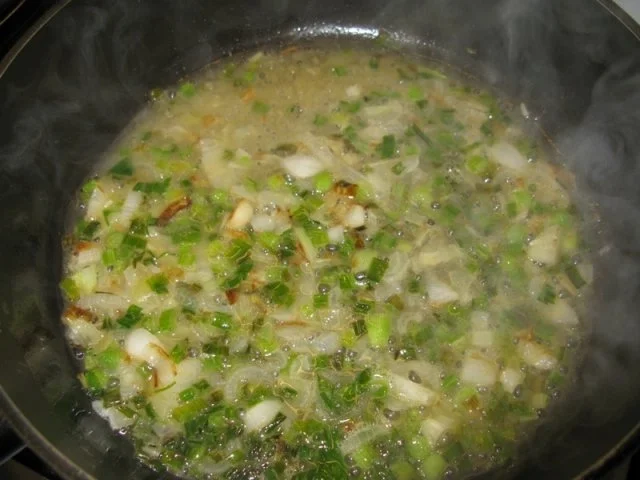 Rezept: Würziges Eier-Ragout "Geheck von ayren" Bild Nr. 2 Würziges Eier-Ragout "Geheck von ayren" - Rezept - Bild Nr. 2