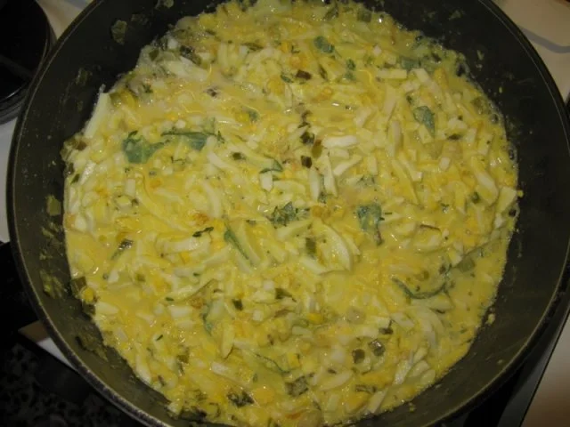 Rezept: Würziges Eier-Ragout "Geheck von ayren" Bild Nr. 6 Würziges Eier-Ragout "Geheck von ayren" - Rezept - Bild Nr. 6