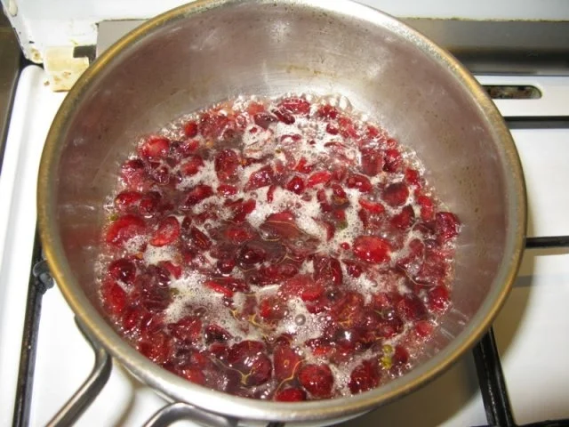 Preiselbeer-Sauce " Salse von Pronsbeer" zu Wild und Geflügel - Rezept