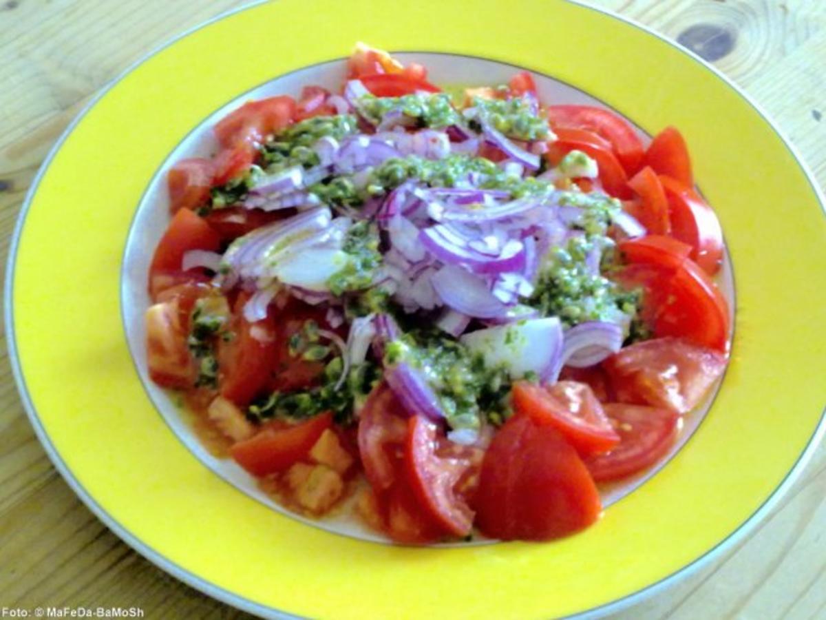Tomatensalat mit Maracuja-Dressing - Rezept - Bild Nr. 2