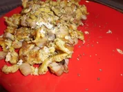 Rezept: Pfannengericht: Geflügeltes Rührerei Pfannengericht: Geflügeltes Rührerei - Rezept