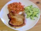 Kotelett mit Tomatenreis - Rezept