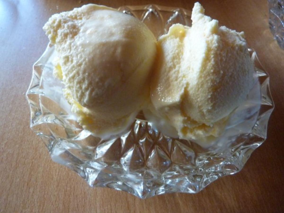 Dessert: Pfirsich-Buttermilcheis - Rezept - Bild Nr. 3