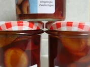 feinsäuerlich eingelegte Zwetschgen - Rezept