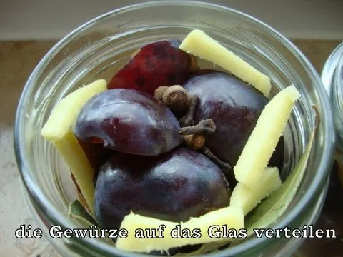 feinsäuerlich eingelegte Zwetschgen - Rezept - Bild Nr. 3