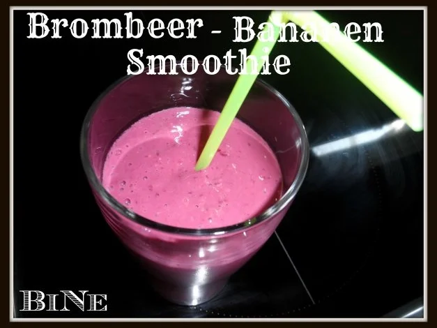 Rezept: BiNe` S BROMBEER - BANANEN SMOOTHIE BiNe` S BROMBEER - BANANEN SMOOTHIE - Rezept