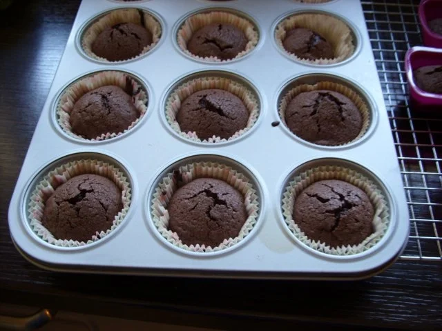 Kleine Kuchen: Brownie Cheesecakes - Rezept - Bild Nr. 2
