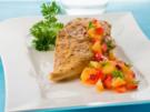 Hähnchenschnitzel in Mango-Sojasauce mit Gemüse und Naturreis - Rezept