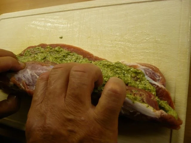 Gefülltes Schweinefilet gegrillt - Rezept - Bild Nr. 5