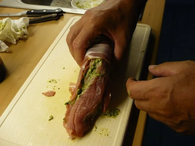 Gefülltes Schweinefilet gegrillt - Rezept - Bild Nr. 6