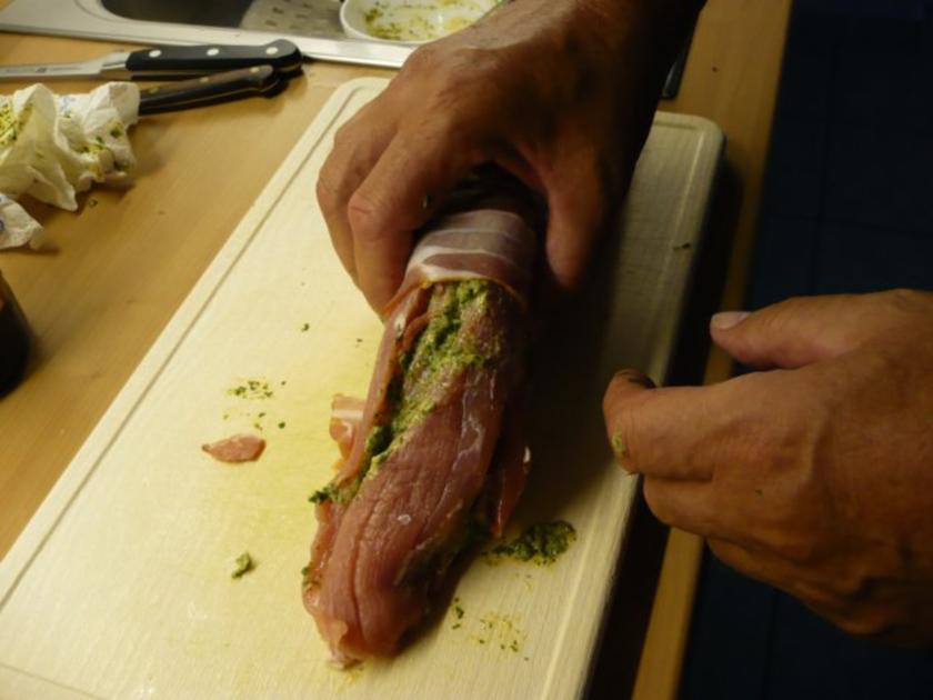 Gefülltes Schweinefilet gegrillt - einfach - von rollimops