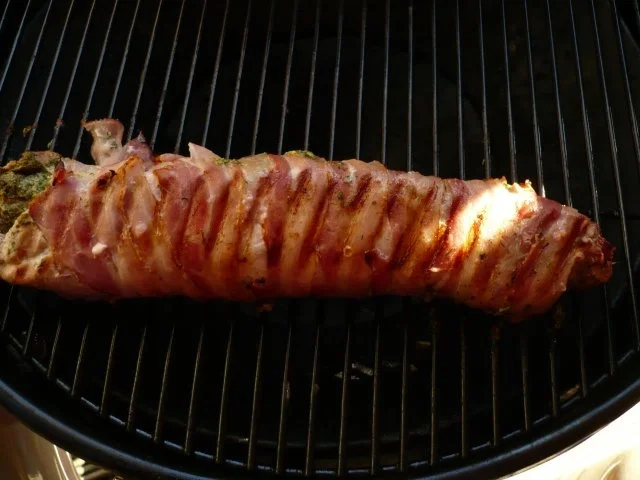 Gefülltes Schweinefilet gegrillt - Rezept