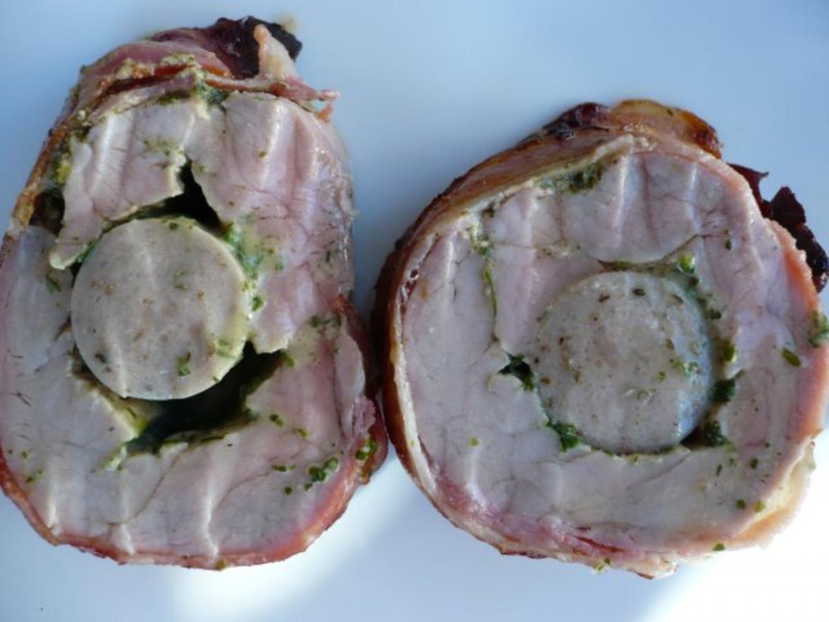 Gefülltes Schweinefilet gegrillt - Rezept - kochbar.de