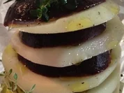 Kohlrabi - Rote Beete Türmchen - Rezept