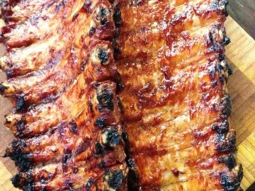 Rezept: Spare Ribs in rauchiger Honig-Chilli- Marinade Bild Nr. 2 Spare Ribs in rauchiger Honig-Chilli- Marinade - Rezept - Bild Nr. 2