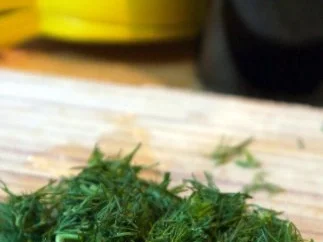 Bachsaibling an fruchtigem Linsensalat - Rezept - Bild Nr. 12