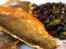 Bachsaibling an fruchtigem Linsensalat - Rezept