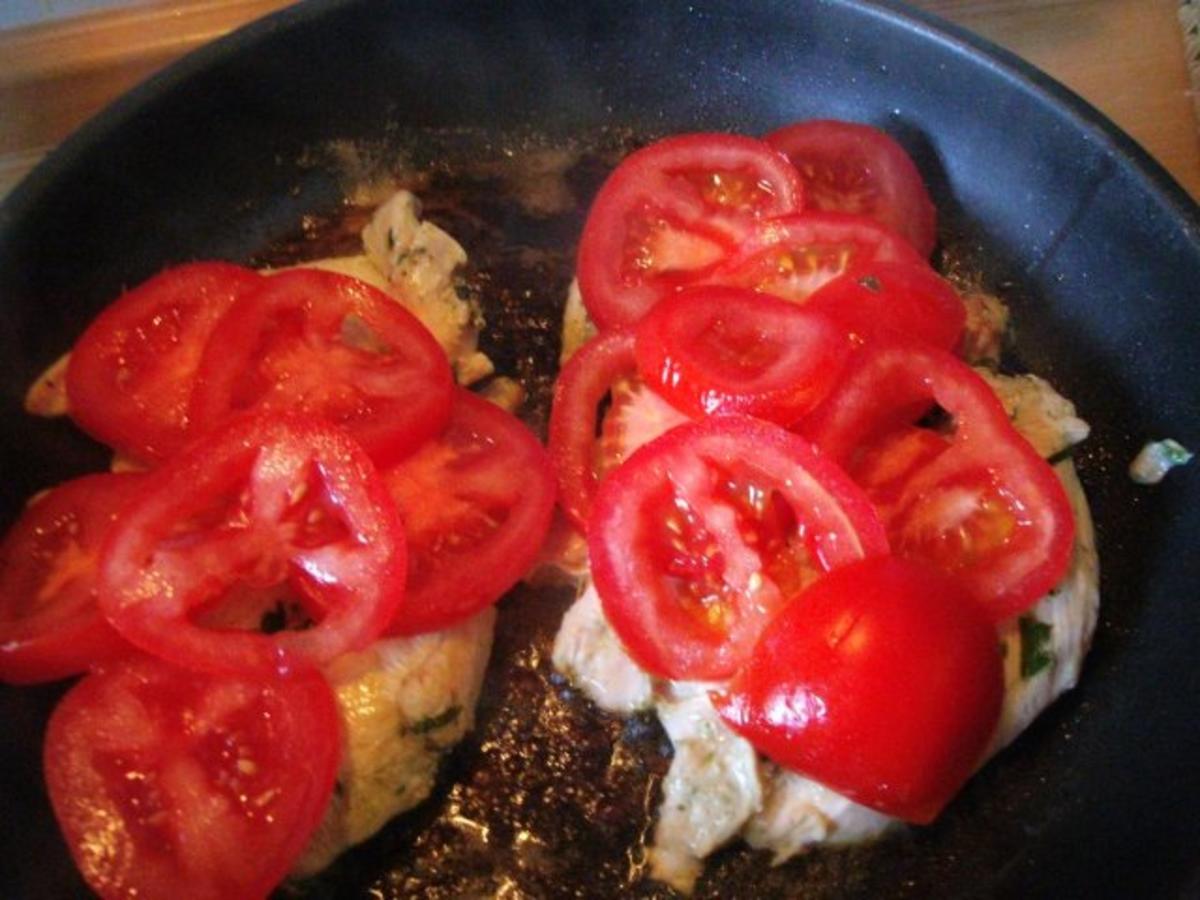 Hähnchenfilet mit Tomaten und Käse - Rezept - Bild Nr. 8
