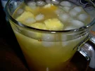 Eisbowle mit Ananas und Orange - Rezept