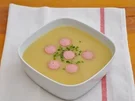Rezept: Kartoffel-Lauchsuppe mit Würstchen Kartoffel-Lauchsuppe mit Würstchen - Rezept