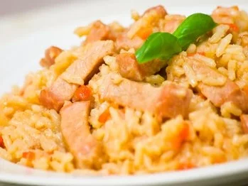 Rezept: Edas Champignon-Reis-Huhn Edas Champignon-Reis-Huhn - Rezept